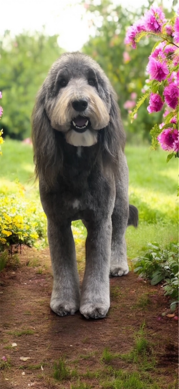 Dog grooming example